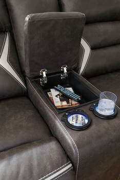 13104-59-console.jpeg Ashley 131-04 Power Reclining Sectional