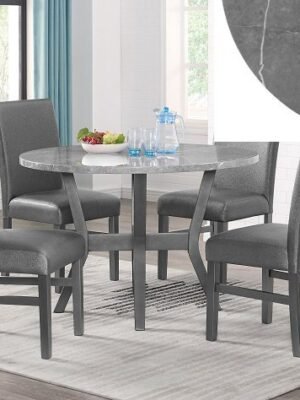 1317SET-GT JUDSON 5-PK DINING SET GLITTER GREY