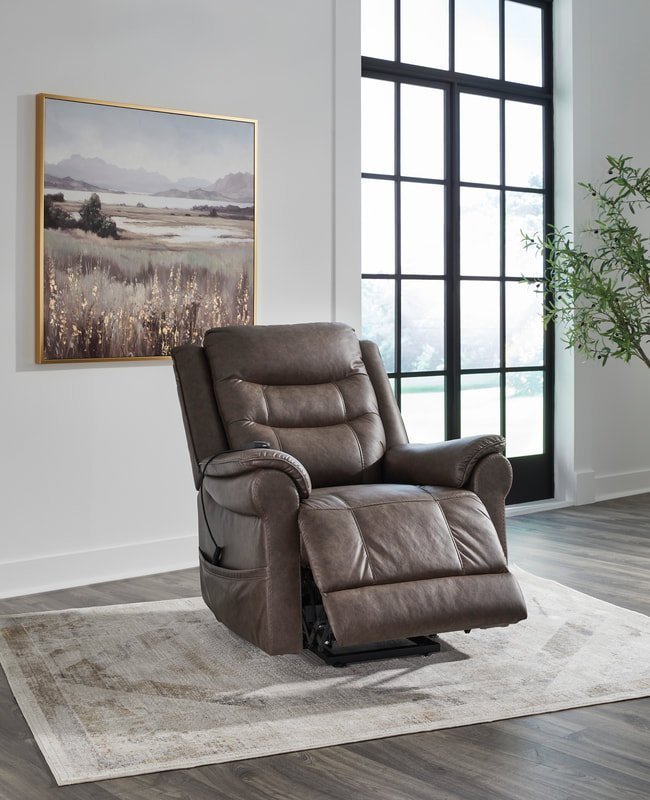 18004-12-angle-open_orig.jpeg Ashley 1800412 - Power Lift Recliner (Heat/Massage)