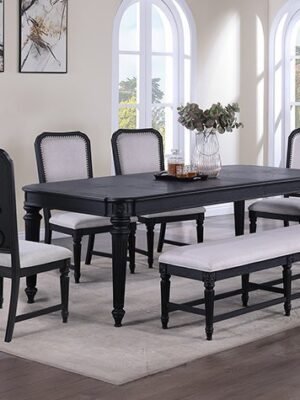 2146-6P KINGSBURY DINING GROUP W/ BENCH