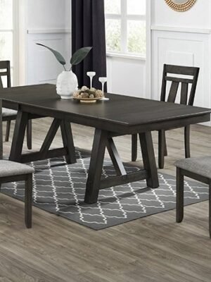 2158GB-5P MARIBELLE 5P DINING GREY BROWN