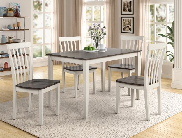 2182SET-WHGY.jpeg 2182SET-WH/GY BRODY 5-PK DINETTE WHITE/GREY