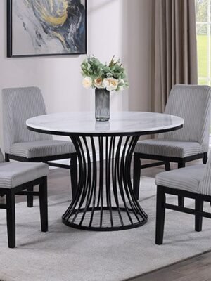 2201LG-5P HADLEY DINING GROUP LIGHT GREY