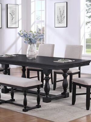 2270CL-6P REGENT DINING GROUP CHARCOAL