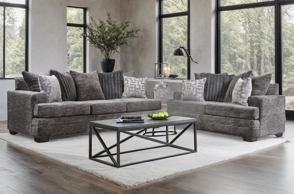 2675-charcoal-1_orig.png 2675-07 CHARCOAL Sofa & Loveseat Set