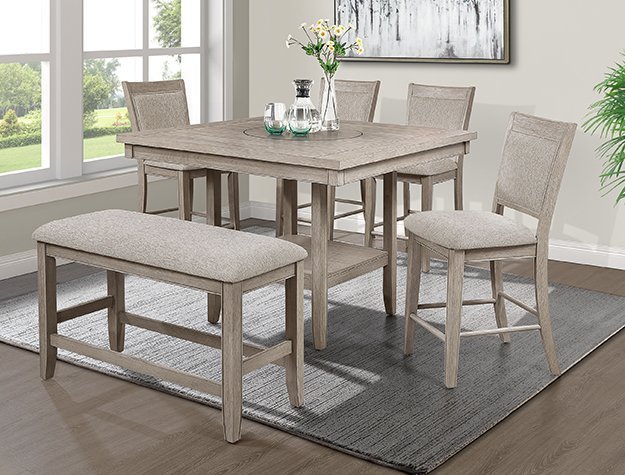 2727AG-6P FULTON ALL GREY COUNTER HEIGHT DINI