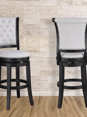 2992DV-29 GRANVILLE SWIVEL BAR STOOL DOVE K/D