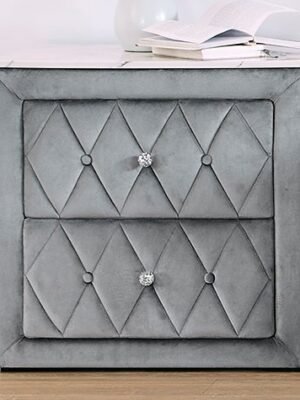 5114GY-2 ANNABELLE NIGHT STAND GREY