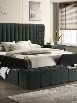 5201CL-ALL DANBURY CHARCOAL BED