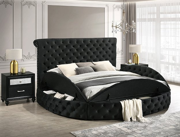 5202BK.jpeg 5202BK BRIGITTE BED FRAME BLACK