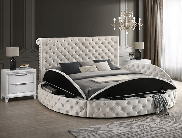 5202IV.jpeg 5202IV BRIGITTE BED FRAME IVORY