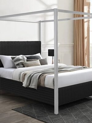 5262BK CORA CANOPY BED BLACK