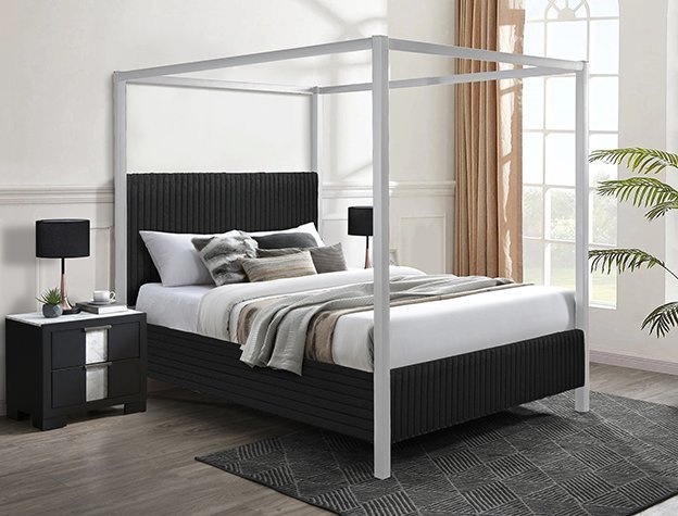 5262BK.jpeg 5262BK CORA CANOPY BED BLACK