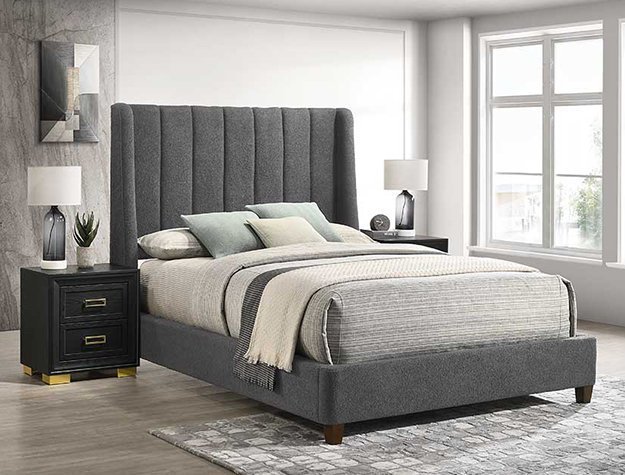 5264CL.jpeg 5264CL-ALL AGNES BED CHARCOAL