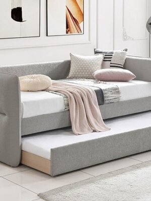 5324LG-SET PHILIPA DAYBED LIGHT GREY