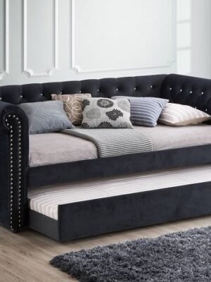 5332BK-SET ELLIE BLACK DAYBED