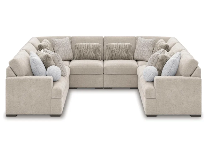 Cuddle Plush 6-Piece Sectional with Chaise