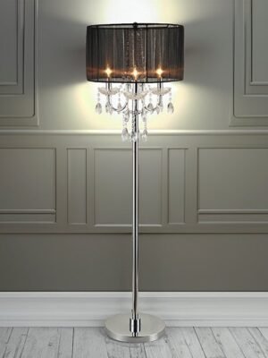 6121-F CHANDELIER FLOOR LAMP 62.5"H