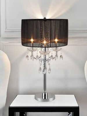 6121T CHANDELIER TABLE TOUCH LAMP 29.5"H