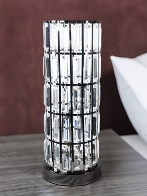 6237T-BN COLUMN TABLE LAMP BLACK NICKEL