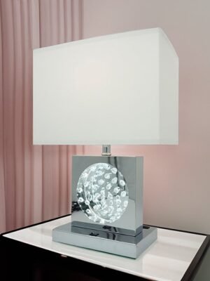 6289T-CR TABLE LAMP CHROME-LED ACCENT