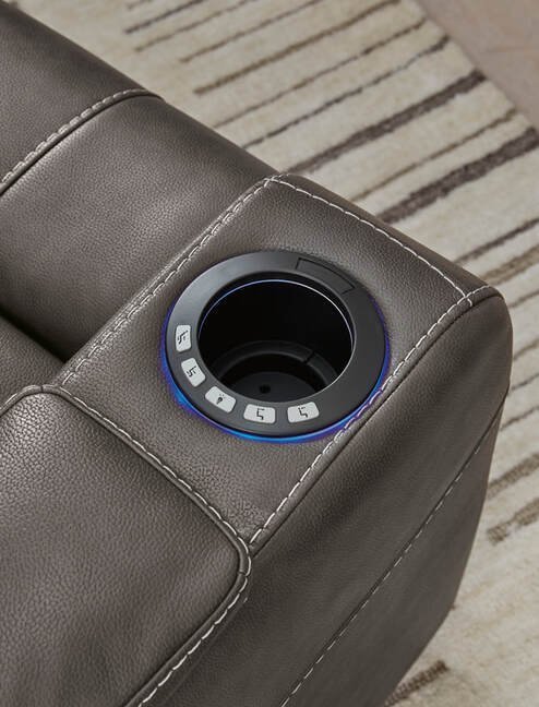 66205-13-arm-strg-cup-hldr.jpeg Ashley 6620513 - Power Recliner (LED / USB Port)