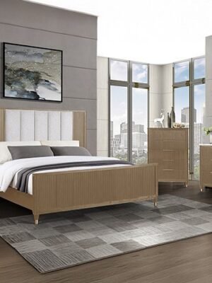 SETB1450 KARA BEDROOM GROUP -CERUSED NATURAL