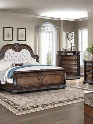 SETB1610 STANLEY BEDROOM GROUP -COFFEE BROWN
