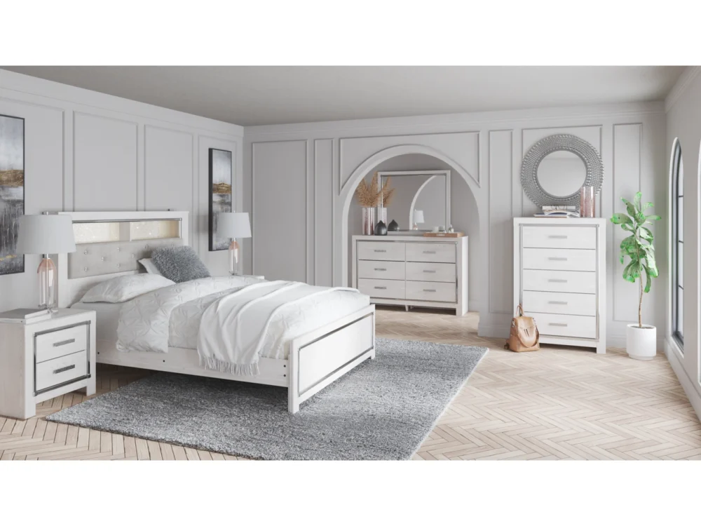Altyra Full/Queen Panel Bookcase Bed
