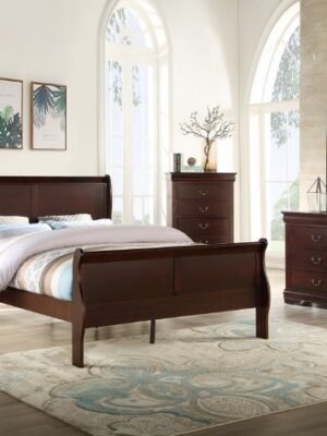 SETB3850 LOUIS PHILIP CHERRY BEDROOM GROUP