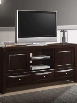 B4260-7 EMILY TV STAND DARK CHERRY