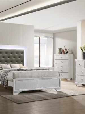 SETB4310 LYSSA BEDROOM FROST