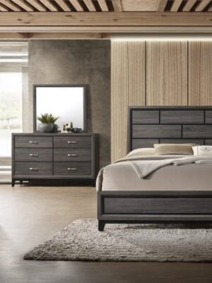 SETB4620 AKERSON GREY BEDROOM GROUP