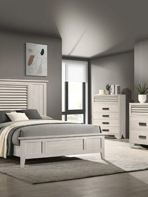 SETB4740 SARTER BEDROOM GROUP - WHITE
