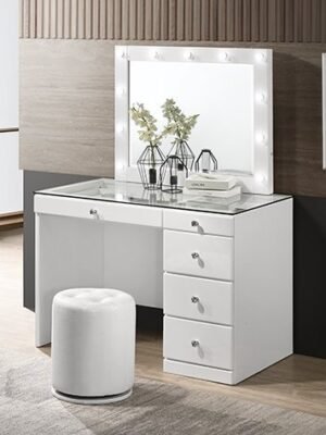 B4851WHSET MORGAN VANITY SET WHITE