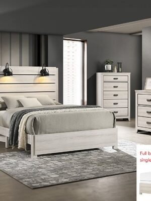 SETB6810 CARTER BEDROOM GROUP WHITE