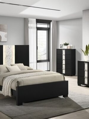 SETB6835 RANGLEY BLACK BEDROOM GROUP