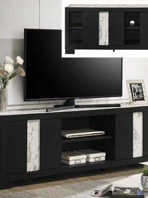 B6835-99 RANGLEY TV STAND - BLACK