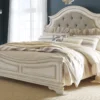 Realyn King Upholstered Panel Bed