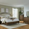 Sturlayne Brown Traditional Upholstered Panel Bedroom Set King