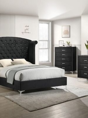 SETB9265 LUCINDA BEDROOM GROUP BLACK