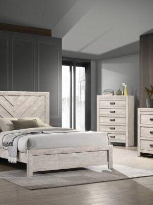 SETB9330 VALOR BEDROOM GROUP WHITE