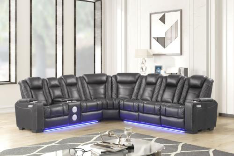Journey Sectional Motion Power Living Room Set
