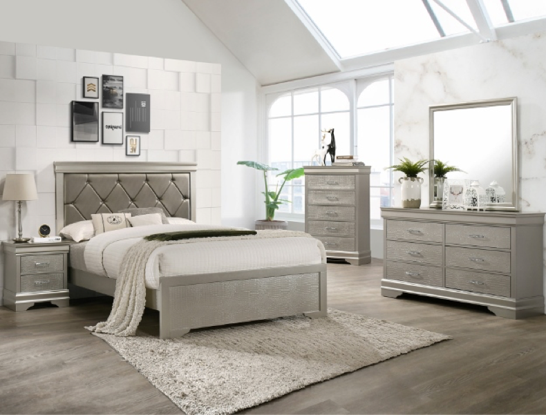 Amalia 6 pc Bed Room Set   