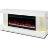 A91 TV STAND W/FIREPLACE (WHITE)