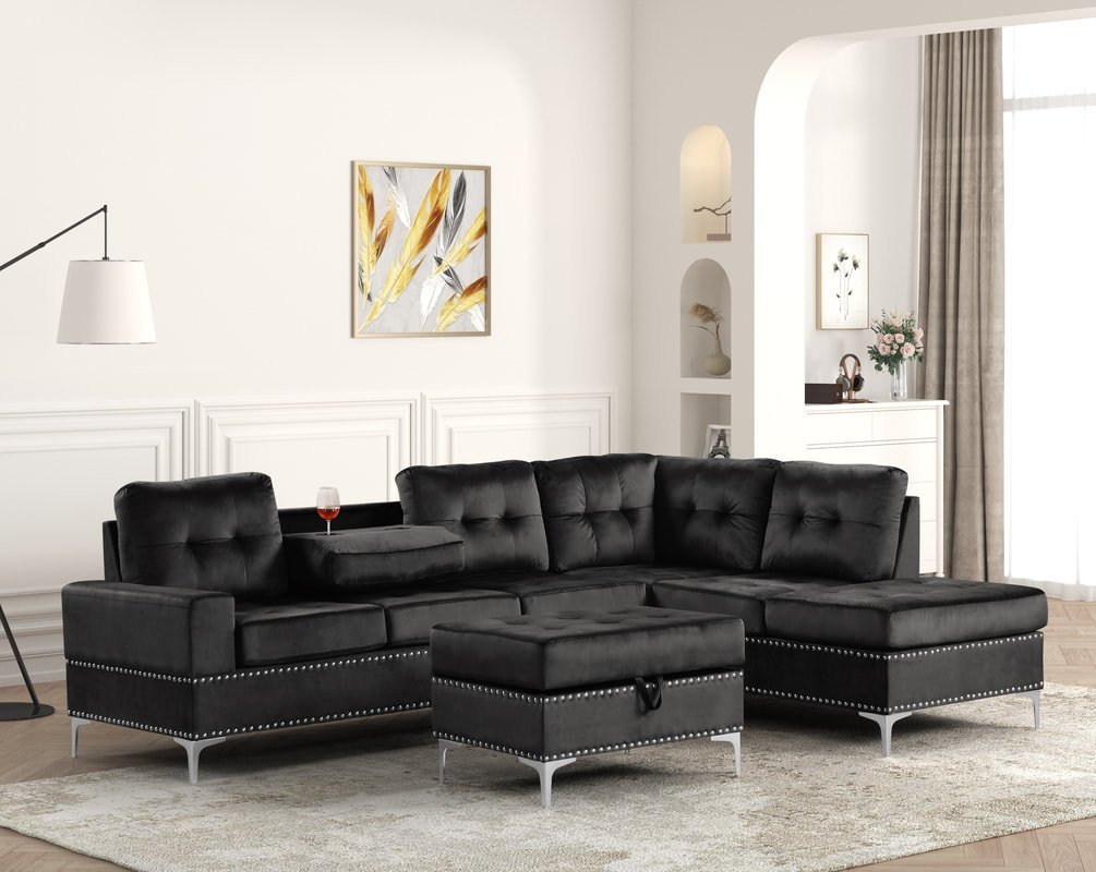 anserrablack_orig.jpg Anserra Black Reversible Sectional + Ottoman Set