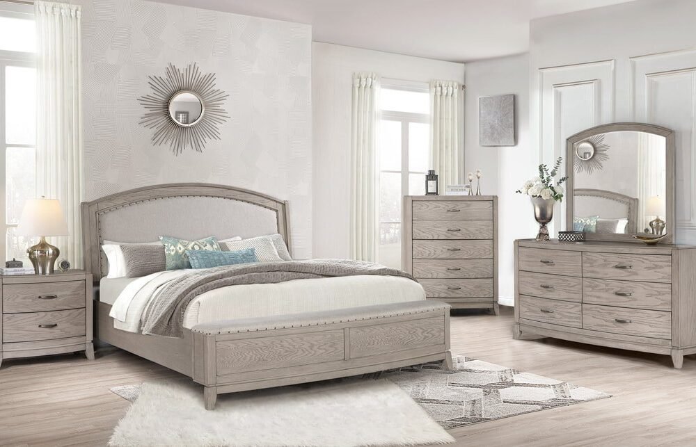 B8000 - 4pc or 5pc Bedroom Set - Queen, King