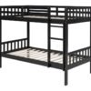 BB12 Twin/Twin Bunk Bed Black