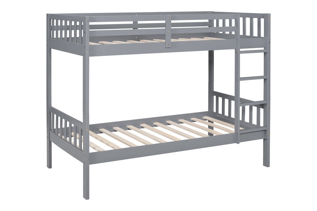 bb13-2_orig.jpeg BB13 Twin/Twin Bunk Bed Gray