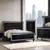 Blanca2 Black Bedroom Set Queen, King